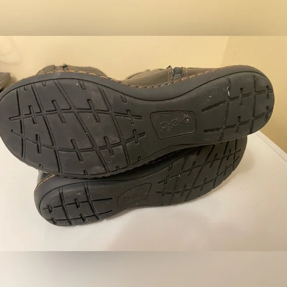 Women’s B.O.C Black Vegan Leather Tall Boots Size 6 - Picture 5 of 8